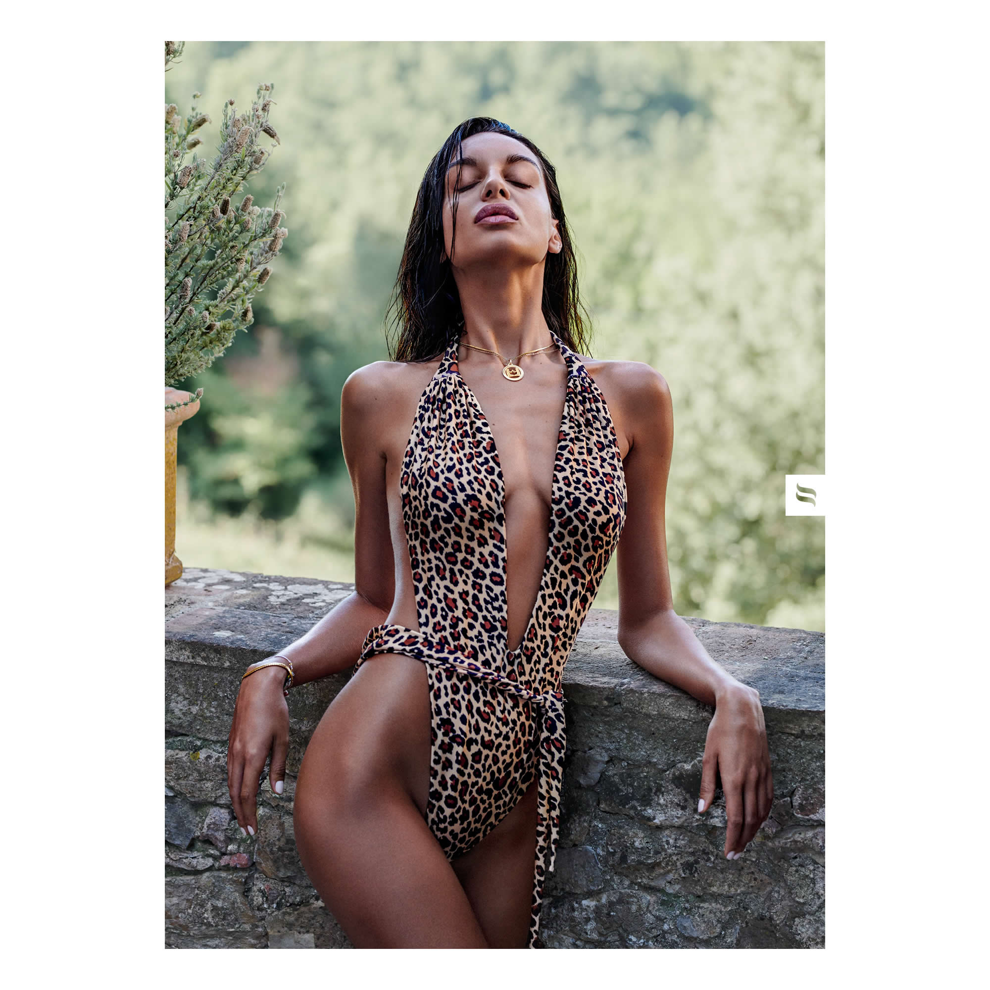Obsessive Cancunella Badedragt med Leopard Look Onesize (S-L) - Billede 5