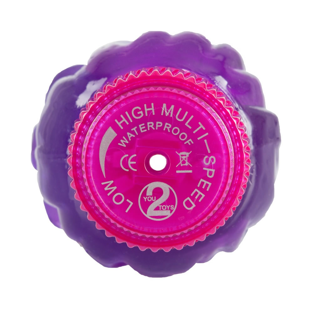 H20 Viking Wet Vibe Dildo Vibrator Lilla - Billede 5
