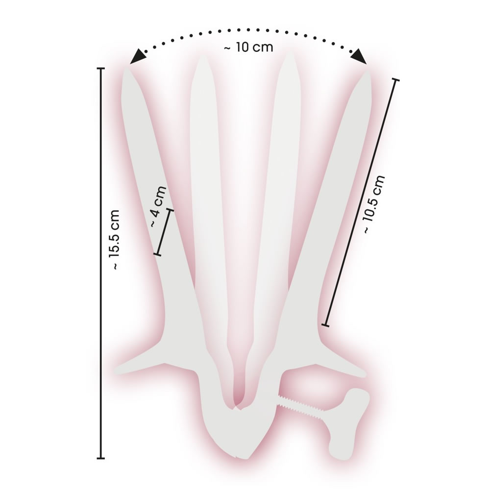 Vaginal Speculum i stål Onesize - Billede 5