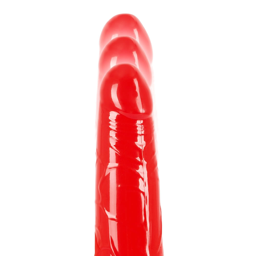 Red Push Vibrator med Stødfunktion Rød - Billede 5