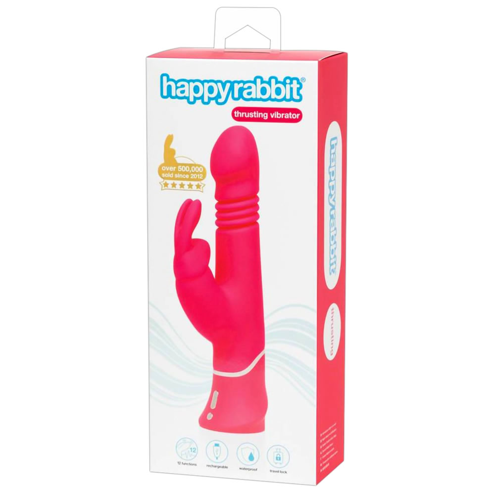 Happy Rabbit Vibrator med Stød og Vibrationer Pink - Billede 2