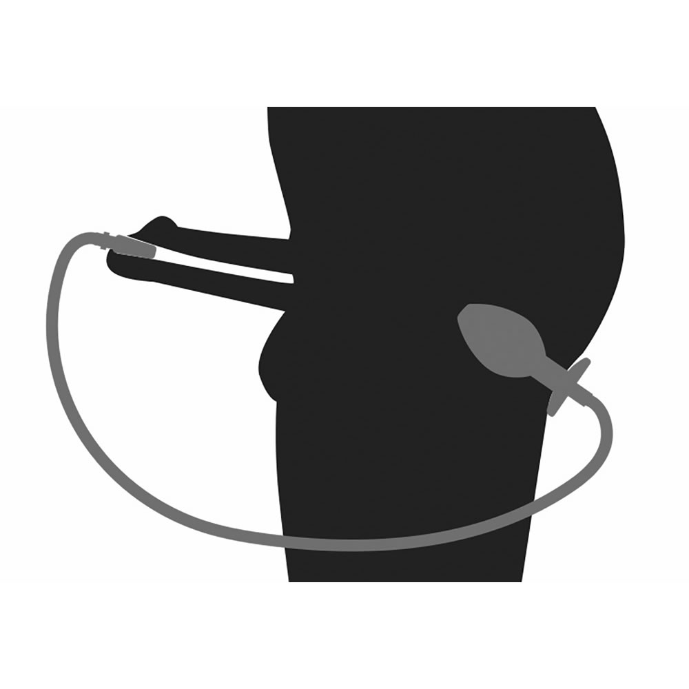 Piss to Ass Penis og Anal Plug i Metal Metal / silikone - Billede 6