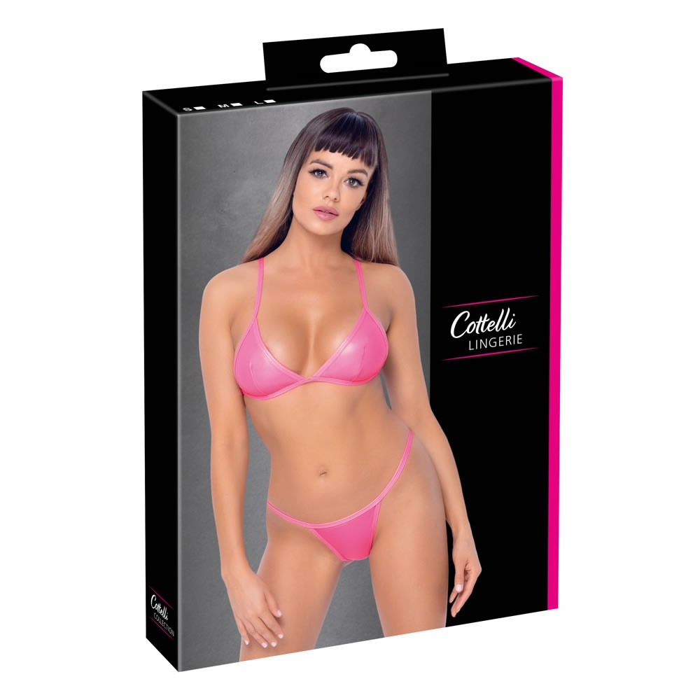 Wetlook Bikini i Pink - Billede 11