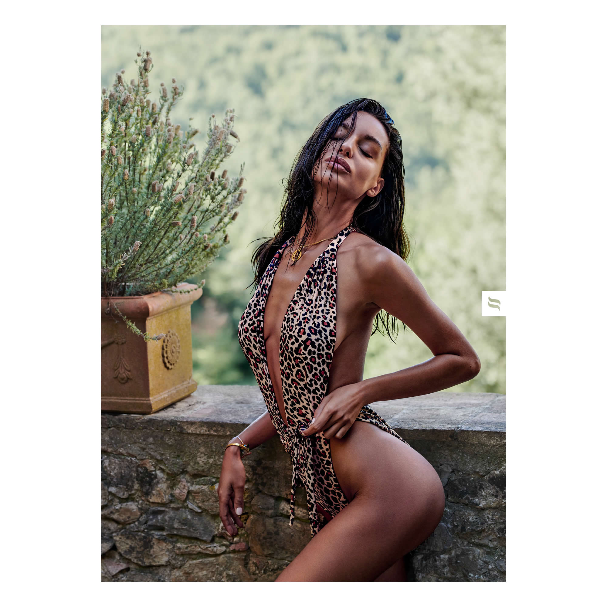 Obsessive Cancunella Badedragt med Leopard Look Onesize (S-L) - Billede 6