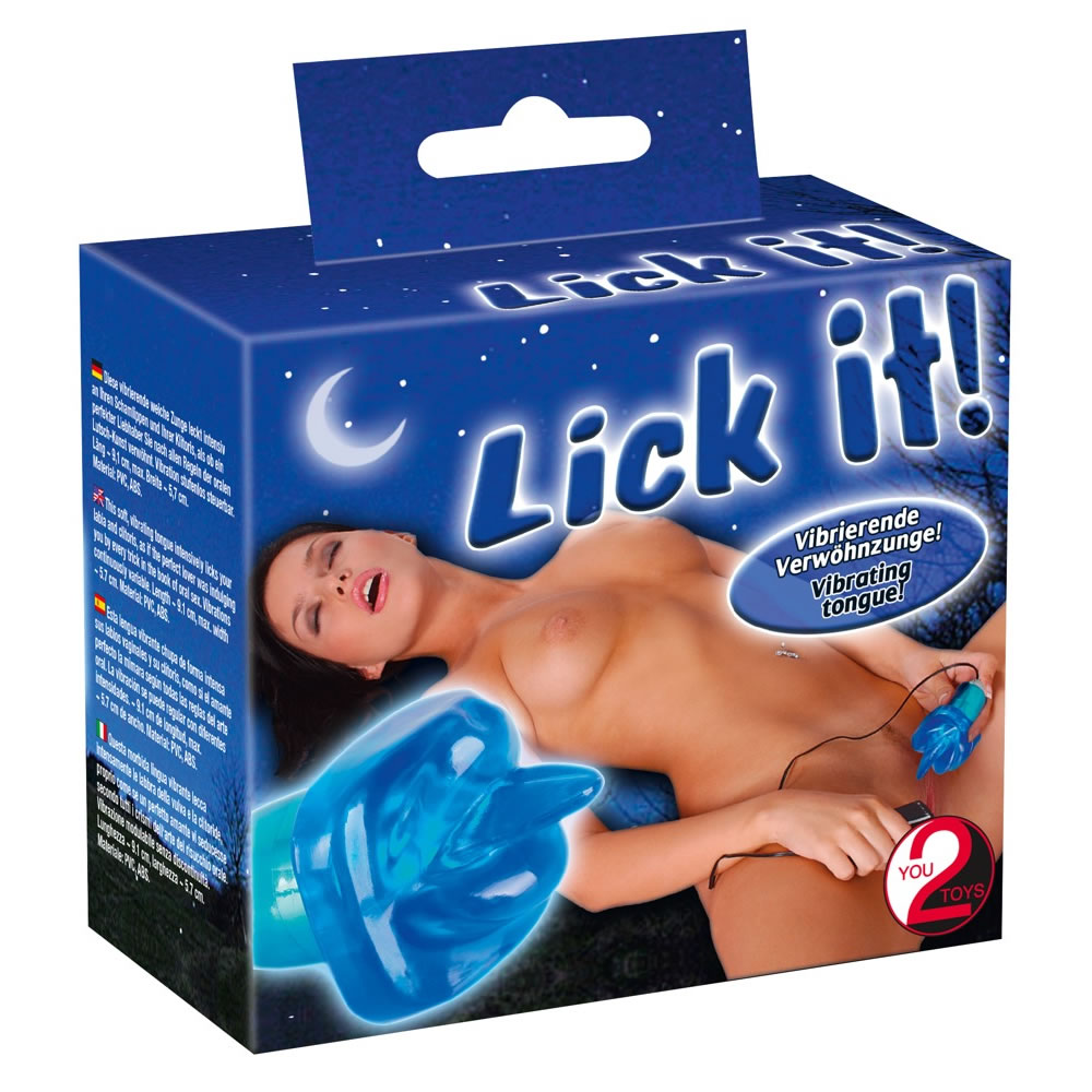 Lick it Blue Masturbations Vibrator Blå - Billede 2