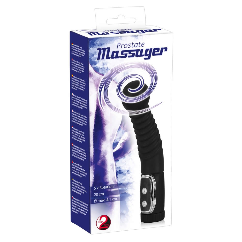 Prostata Twister Roterende Stimulator Sort - Billede 2