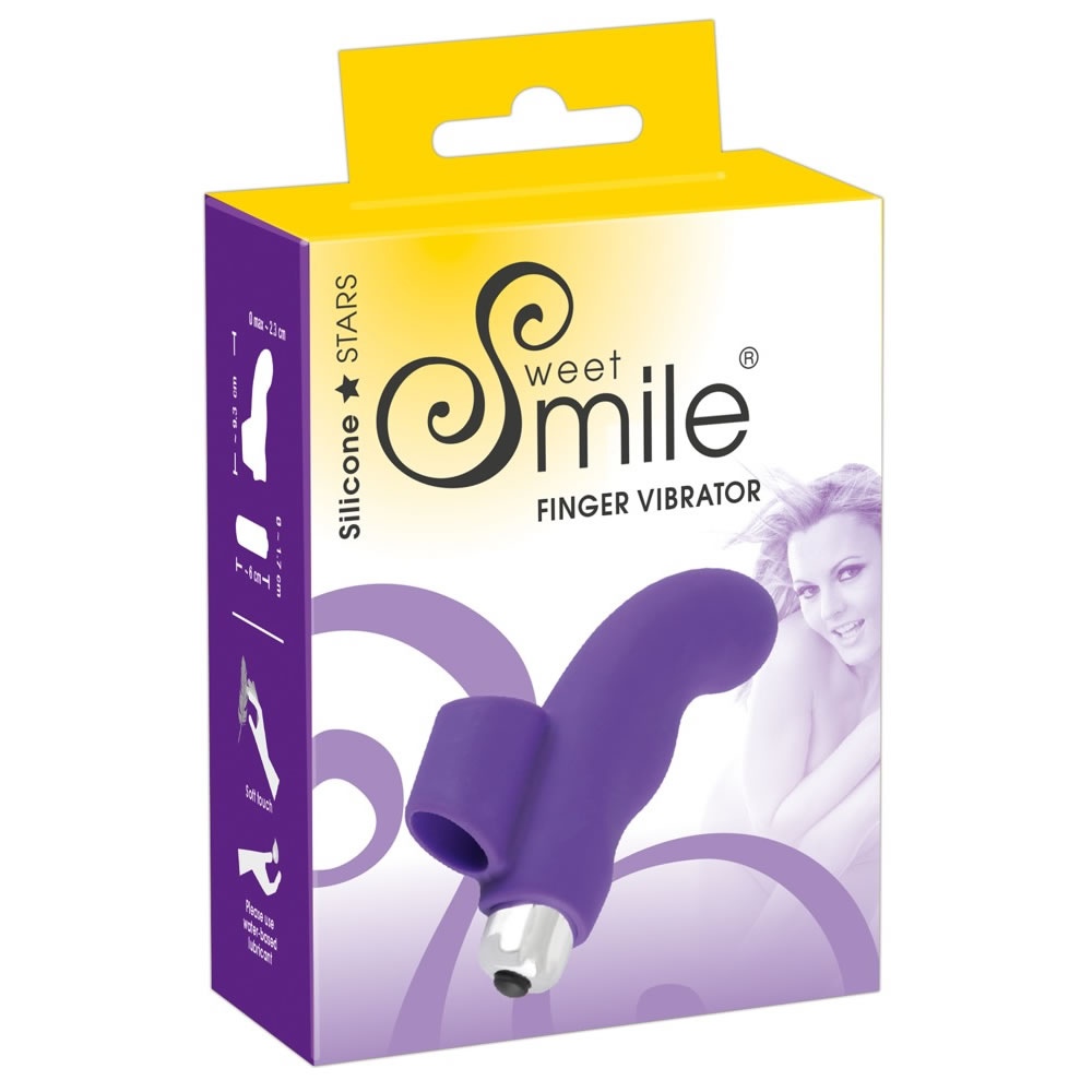 Sweet Smile Finger Vibrator Lilla - Billede 2