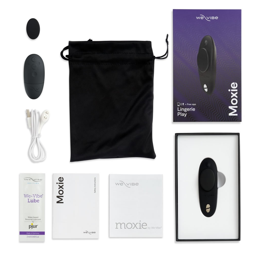 We-Vibe Tease Us - 2 x Moxie Klitorisvibrator med Fjernbetjening Sort - Billede 7