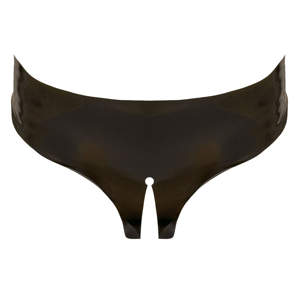 Latex trusse med Åbent Skridt Onesize (S-L) - Billede 7