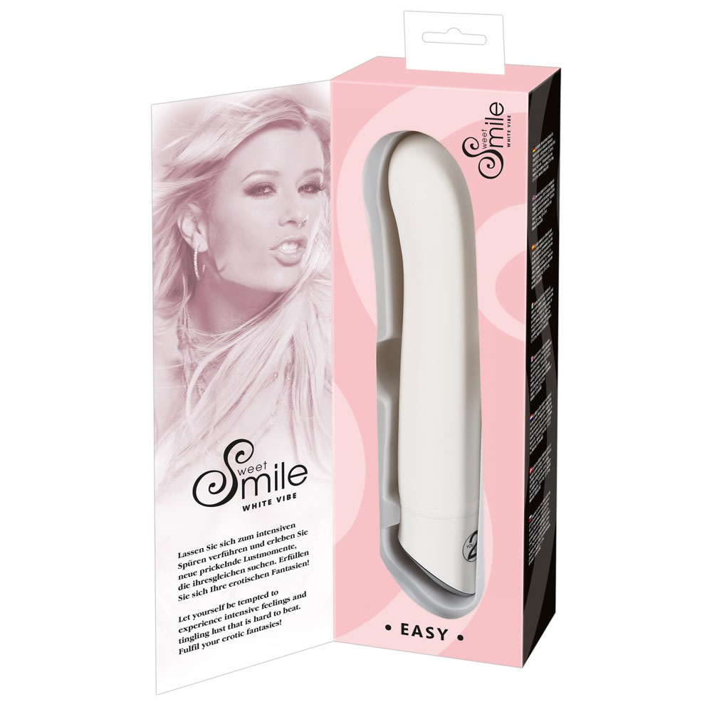 Sweet Smile Easy Silikone Vibrator Hvid - Billede 4