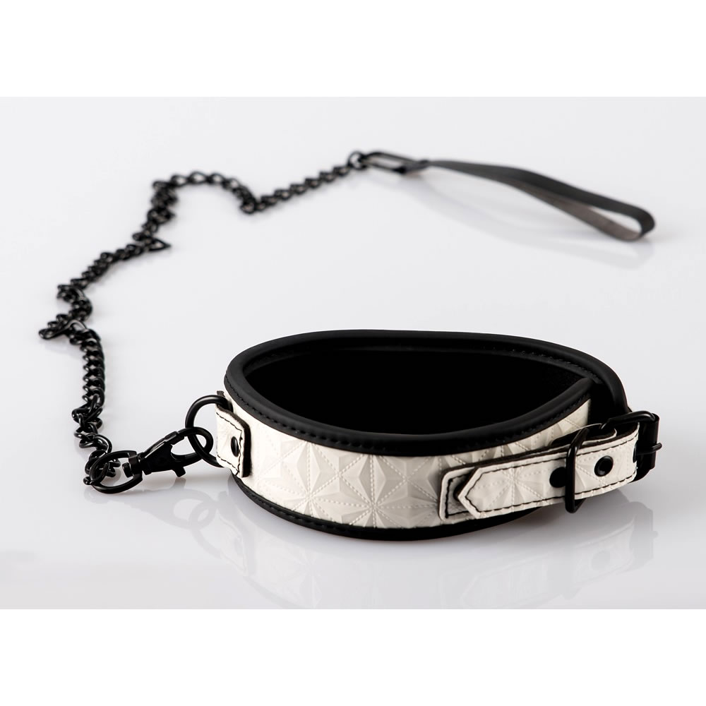 Bondage Halsbånd med Metal Line - Billede 19