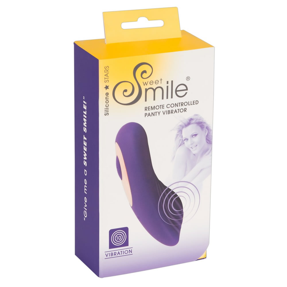 Smile Panty Vibrator Klitoris Stimulator Lilla - Billede 2