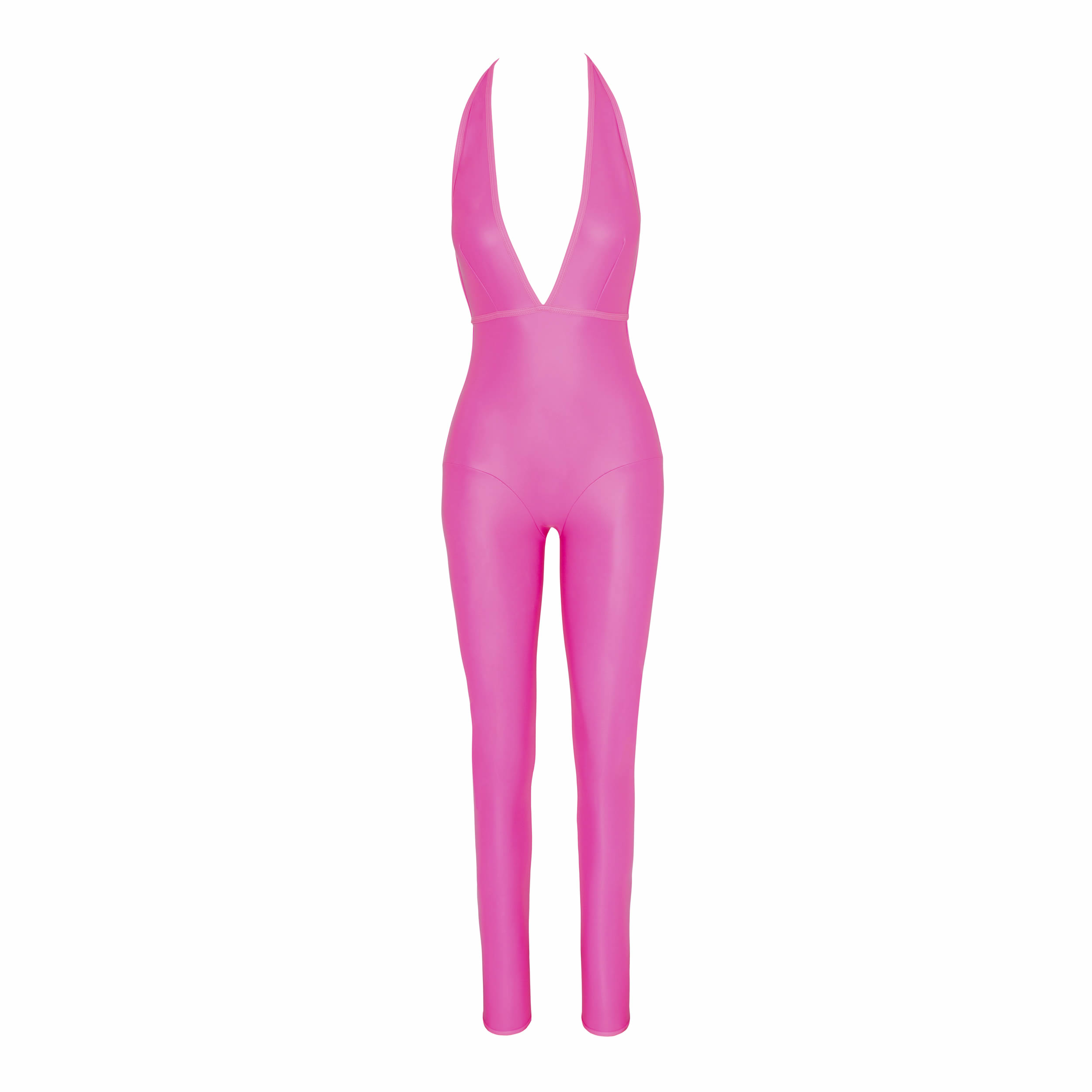 Wetlook Jumpsuit i Pink - Billede 7