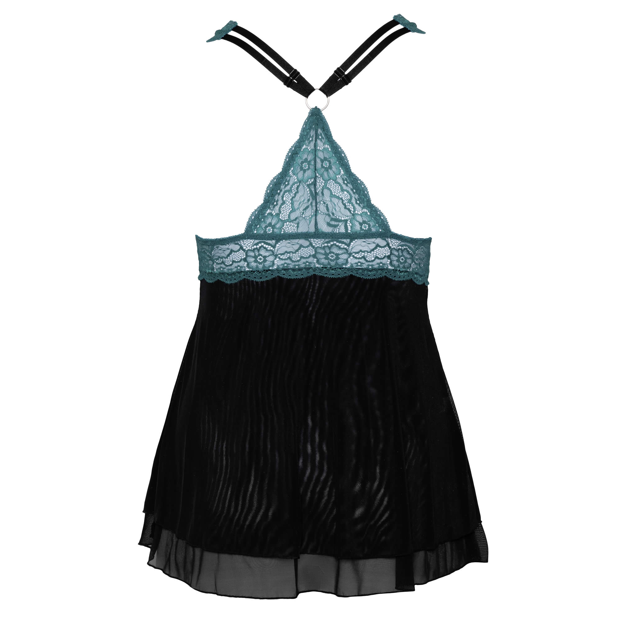 Plus Size Babydoll i Blonder og Tyl - Billede 8