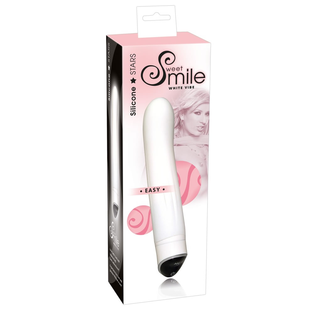 Sweet Smile Easy Silikone Vibrator Hvid - Billede 2