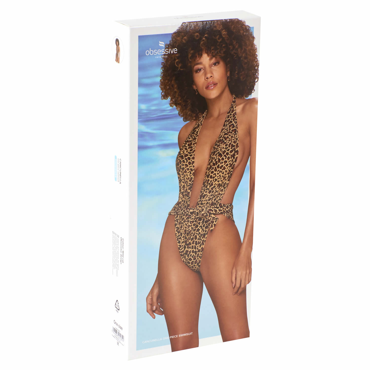 Obsessive Cancunella Badedragt med Leopard Look Onesize (S-L) - Billede 2