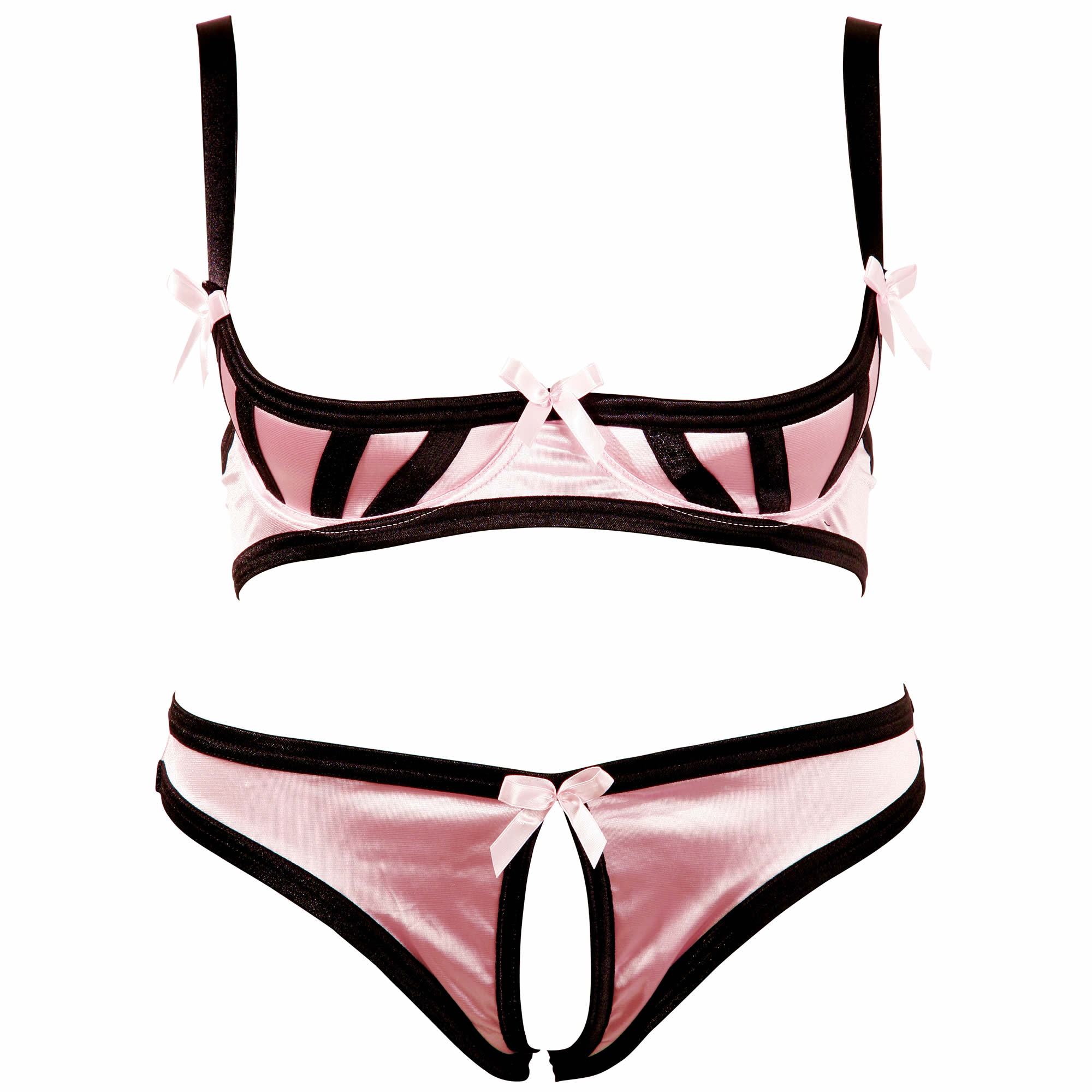 BH og Trusser Rose med 1/4 BH - Billede 19