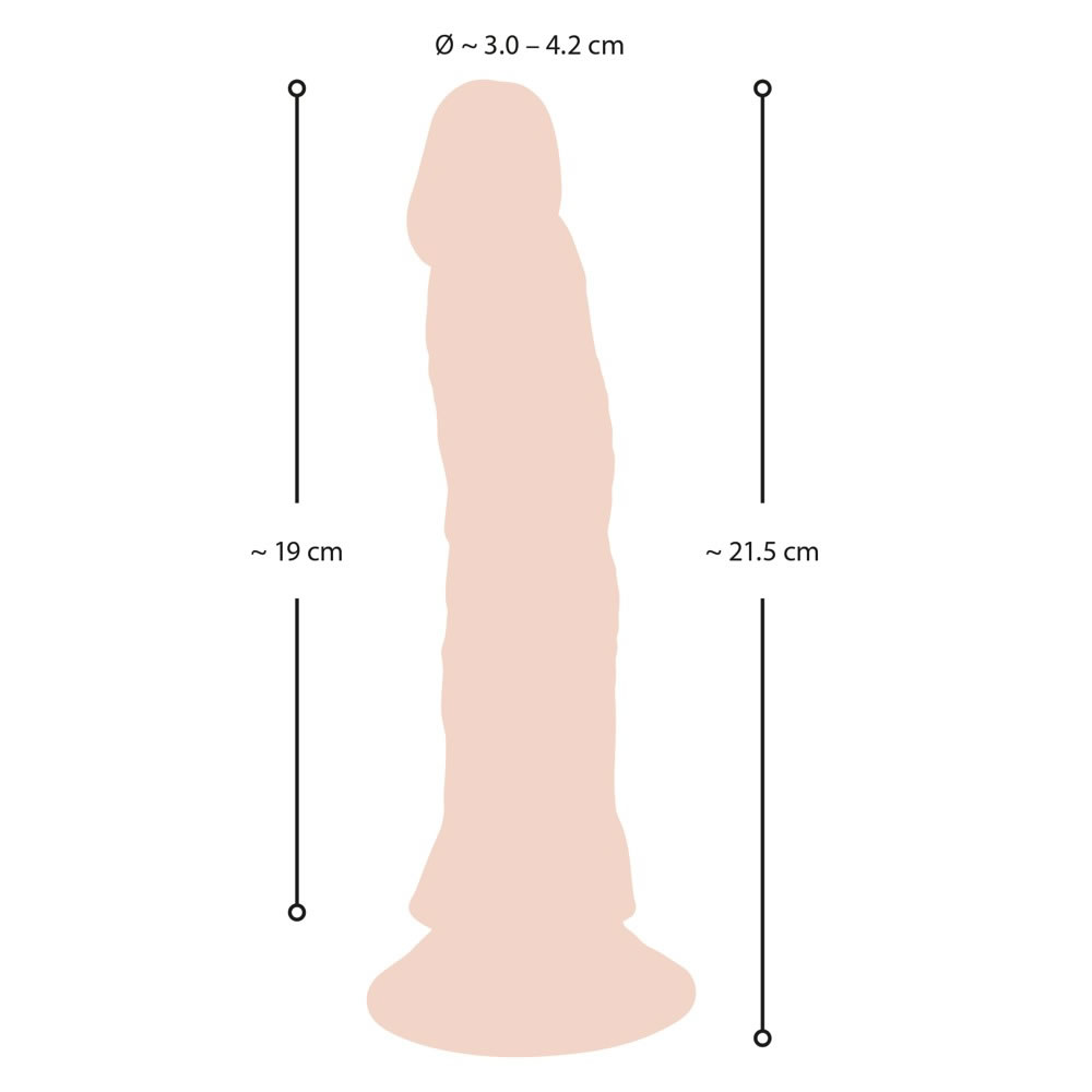 Nature Skin Naturlig Vibrator med Fjernbetjening Hud lys - Billede 11