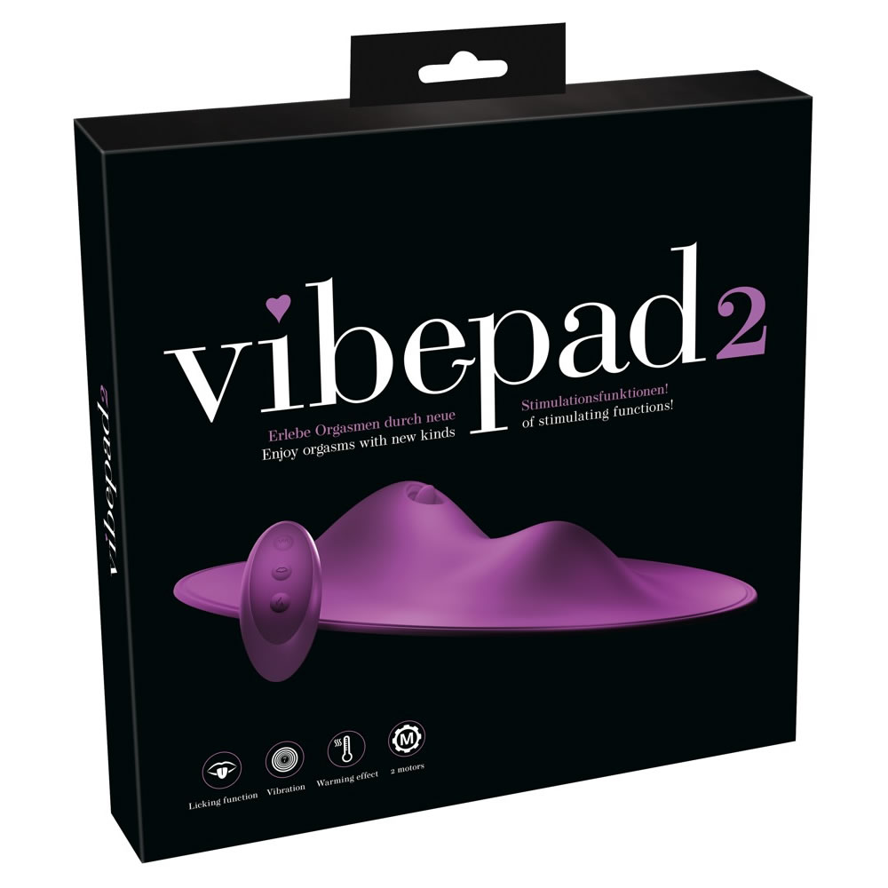 Vibepad 2 Vibropude til klitoris og anus med fjernbetjening Lilla - Billede 2