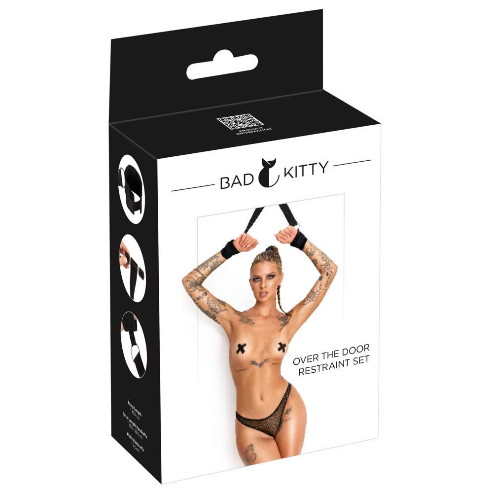 Bad Kitty Over The Door Bondage Sæt Sort