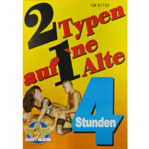 2 Typen auf 1 alte DVD Gangbang Pornofilm 4 Timer 240 min