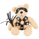 SM-Teddy Bamse Bondage Bjørn Sort / Beige