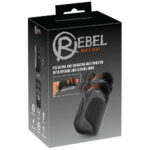 Rebel Masturbator med Pulsator, Vibrator og Åbne / Lukke Arme Sort